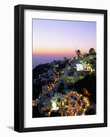 Oia (Ia), Island of Santorini (Thira), Cyclades Islands,Aegean, Greek Islands, Greece, Europe-Sergio Pitamitz-Framed Photographic Print