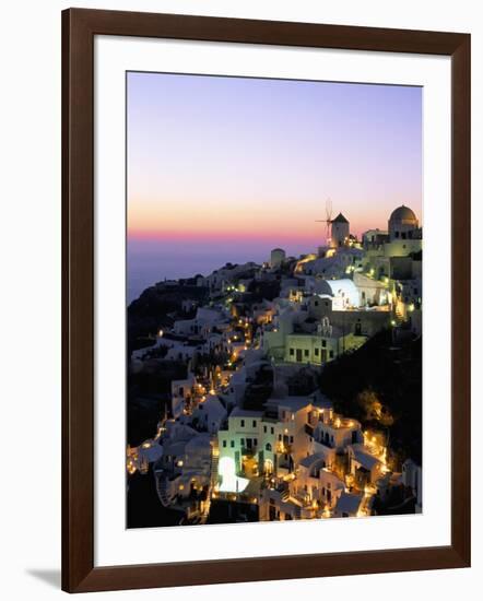 Oia (Ia), Island of Santorini (Thira), Cyclades Islands,Aegean, Greek Islands, Greece, Europe-Sergio Pitamitz-Framed Photographic Print