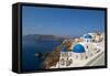 Oia on the Island of Santorini, Greece-David Noyes-Framed Stretched Canvas