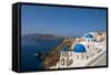 Oia on the Island of Santorini, Greece-David Noyes-Framed Stretched Canvas