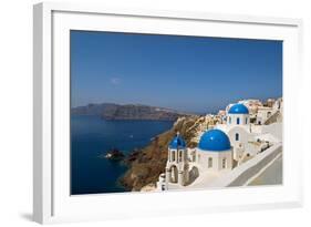 Oia on the Island of Santorini, Greece-David Noyes-Framed Photographic Print