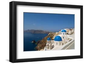 Oia on the Island of Santorini, Greece-David Noyes-Framed Photographic Print