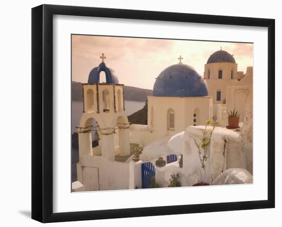 Oia, Santorini, Cyclades, Greek Islands, Greece, Europe-Angelo Cavalli-Framed Photographic Print