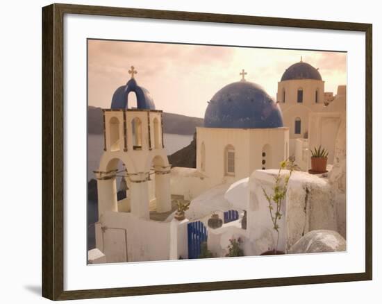 Oia, Santorini, Cyclades, Greek Islands, Greece, Europe-Angelo Cavalli-Framed Photographic Print