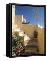 Oia, Santorini, Cyclades, Greek Islands, Greece, Europe-Angelo Cavalli-Framed Stretched Canvas