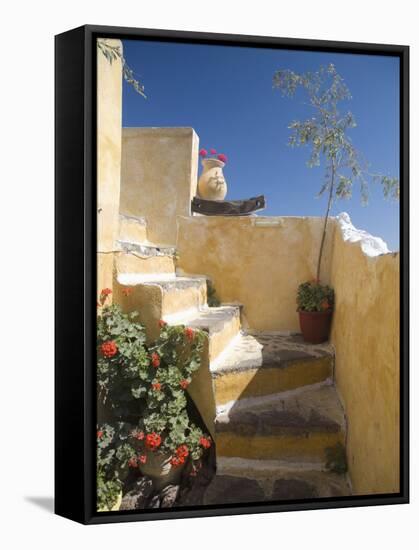 Oia, Santorini, Cyclades, Greek Islands, Greece, Europe-Angelo Cavalli-Framed Stretched Canvas