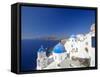 Oia, Santorini, Cyclades, Greek Islands, Greece, Europe-Papadopoulos Sakis-Framed Stretched Canvas