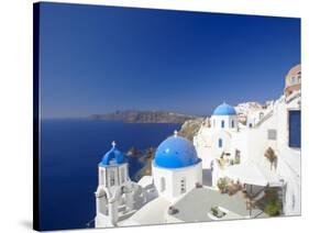 Oia, Santorini, Cyclades, Greek Islands, Greece, Europe-Papadopoulos Sakis-Stretched Canvas