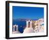 Oia, Santorini, Cyclades, Greek Islands, Greece, Europe-Sakis Papadopoulos-Framed Photographic Print