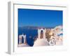 Oia, Santorini, Cyclades, Greek Islands, Greece, Europe-Sakis Papadopoulos-Framed Photographic Print