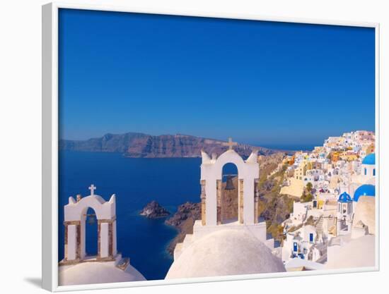 Oia, Santorini, Cyclades, Greek Islands, Greece, Europe-Sakis Papadopoulos-Framed Photographic Print