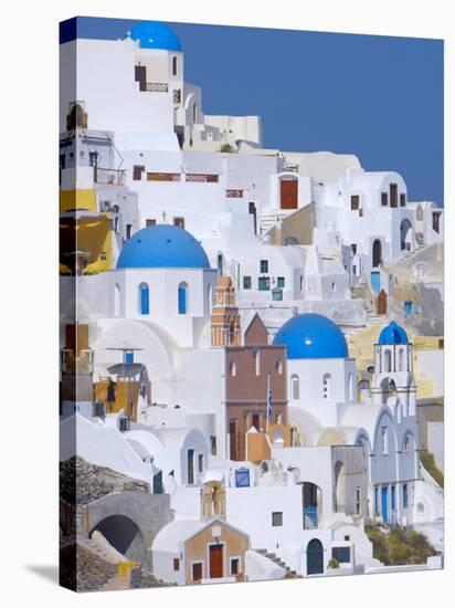 Oia, Santorini, Cyclades, Greek Islands, Greece, Europe-Sakis Papadopoulos-Stretched Canvas