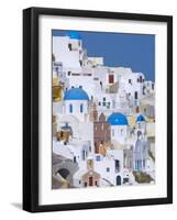 Oia, Santorini, Cyclades, Greek Islands, Greece, Europe-Sakis Papadopoulos-Framed Photographic Print