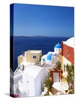 Oia, Santorini, Cyclades, Greek Islands, Greece, Europe-Sakis Papadopoulos-Stretched Canvas