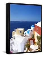 Oia, Santorini, Cyclades, Greek Islands, Greece, Europe-Sakis Papadopoulos-Framed Stretched Canvas