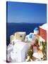 Oia, Santorini, Cyclades, Greek Islands, Greece, Europe-Sakis Papadopoulos-Stretched Canvas