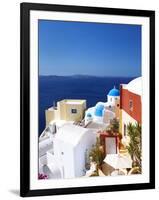 Oia, Santorini, Cyclades, Greek Islands, Greece, Europe-Sakis Papadopoulos-Framed Photographic Print