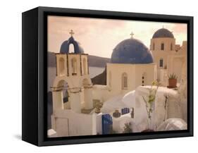 Oia, Santorini, Cyclades, Greek Islands, Greece, Europe-Angelo Cavalli-Framed Stretched Canvas