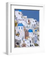 Oia, Santorini, Cyclades, Greek Islands, Greece, Europe-Sakis Papadopoulos-Framed Photographic Print