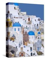 Oia, Santorini, Cyclades, Greek Islands, Greece, Europe-Sakis Papadopoulos-Stretched Canvas