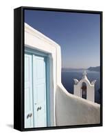 Oia, Santorini, Cyclades Islands, Greek Islands, Greece, Europe-Hans Peter Merten-Framed Stretched Canvas