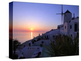 Oia, Santorini, Cyclades Islands, Greek Islands, Greece, Europe-Hans Peter Merten-Stretched Canvas