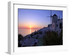 Oia, Santorini, Cyclades Islands, Greek Islands, Greece, Europe-Hans Peter Merten-Framed Photographic Print