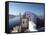 Oia, Santorini, Cyclades Islands, Greek Islands, Greece, Europe-Hans Peter Merten-Framed Stretched Canvas