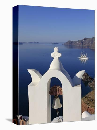 Oia, Santorini, Cyclades Islands, Greek Islands, Greece, Europe-Hans Peter Merten-Stretched Canvas