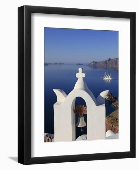 Oia, Santorini, Cyclades Islands, Greek Islands, Greece, Europe-Hans Peter Merten-Framed Photographic Print