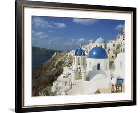 Oia, Santorini, Cyclades Islands, Greek Islands, Greece-Hans Peter Merten-Framed Photographic Print