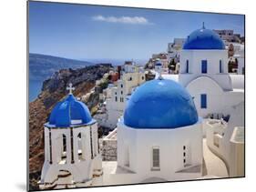 Oia, Santorini, Greece-Adam Jones-Mounted Photographic Print