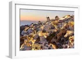 Oia,Santorini, Kyclades,South Aegean, Greece,Europe-Christian Heeb-Framed Photographic Print