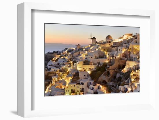 Oia,Santorini, Kyclades,South Aegean, Greece,Europe-Christian Heeb-Framed Photographic Print