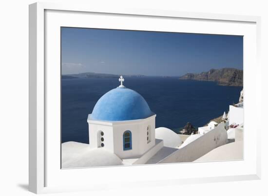 Oia, Santorini (Thira), Cyclades, Greek Islands, Greece, Europe-Angelo Cavalli-Framed Photographic Print