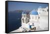 Oia, Santorini (Thira), Cyclades, Greek Islands, Greece, Europe-Angelo Cavalli-Framed Stretched Canvas