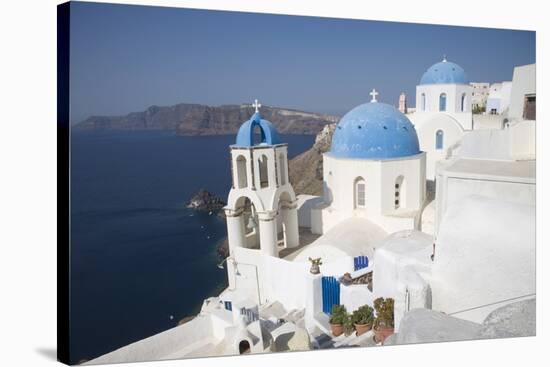 Oia, Santorini (Thira), Cyclades, Greek Islands, Greece, Europe-Angelo Cavalli-Stretched Canvas