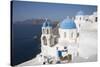 Oia, Santorini (Thira), Cyclades, Greek Islands, Greece, Europe-Angelo Cavalli-Stretched Canvas