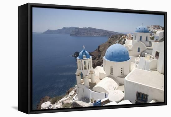 Oia, Santorini (Thira), Cyclades, Greek Islands, Greece, Europe-Angelo Cavalli-Framed Stretched Canvas