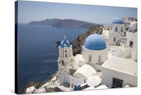 Oia, Santorini (Thira), Cyclades, Greek Islands, Greece, Europe-Angelo Cavalli-Stretched Canvas