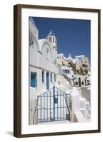 Oia, Santorini (Thira), Cyclades, Greek Islands, Greece, Europe-Angelo Cavalli-Framed Photographic Print