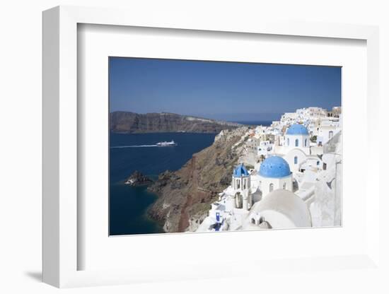 Oia, Santorini (Thira), Cyclades, Greek Islands, Greece, Europe-Angelo Cavalli-Framed Photographic Print