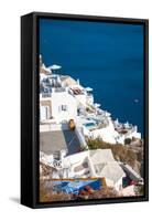 Oia Santorini-Little_Desire-Framed Stretched Canvas