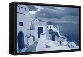 Oia, Santorini.-rudi1976-Framed Stretched Canvas