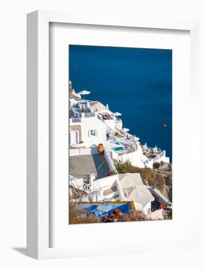 Oia Santorini-Little_Desire-Framed Photographic Print