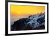 Oia Town , Santorini Island, Greece-Antonio Gravante-Framed Photographic Print