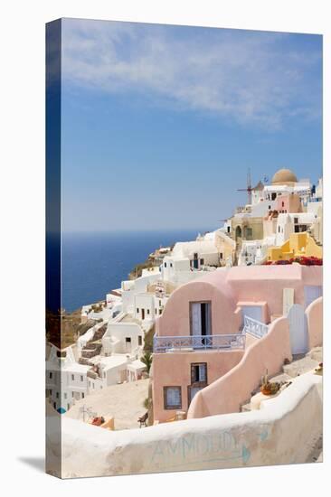 Oia, Traditional Greek Village-neirfy-Stretched Canvas