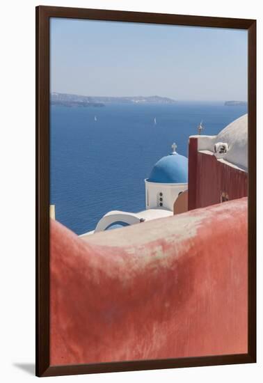 Oia, View of the Village-Guido Cozzi-Framed Photographic Print