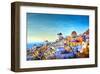 Oia village Santorini Greece-null-Framed Art Print