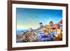 Oia village Santorini Greece-null-Framed Art Print